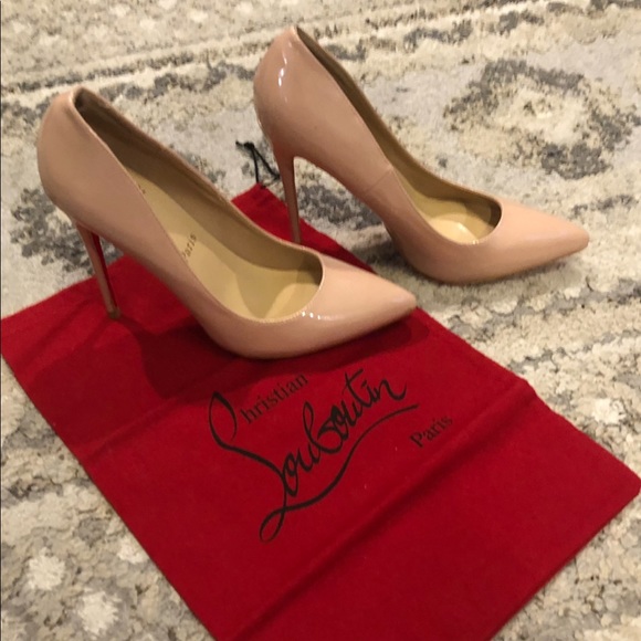 Christian Louboutin “Decollete” 85mm Patent Leather Red Sole Pumps size euro 39 - Picture 4 of 15